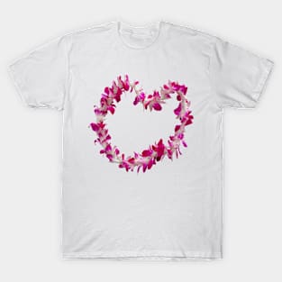 Beautiful Pink Hawaii Lei T-Shirt